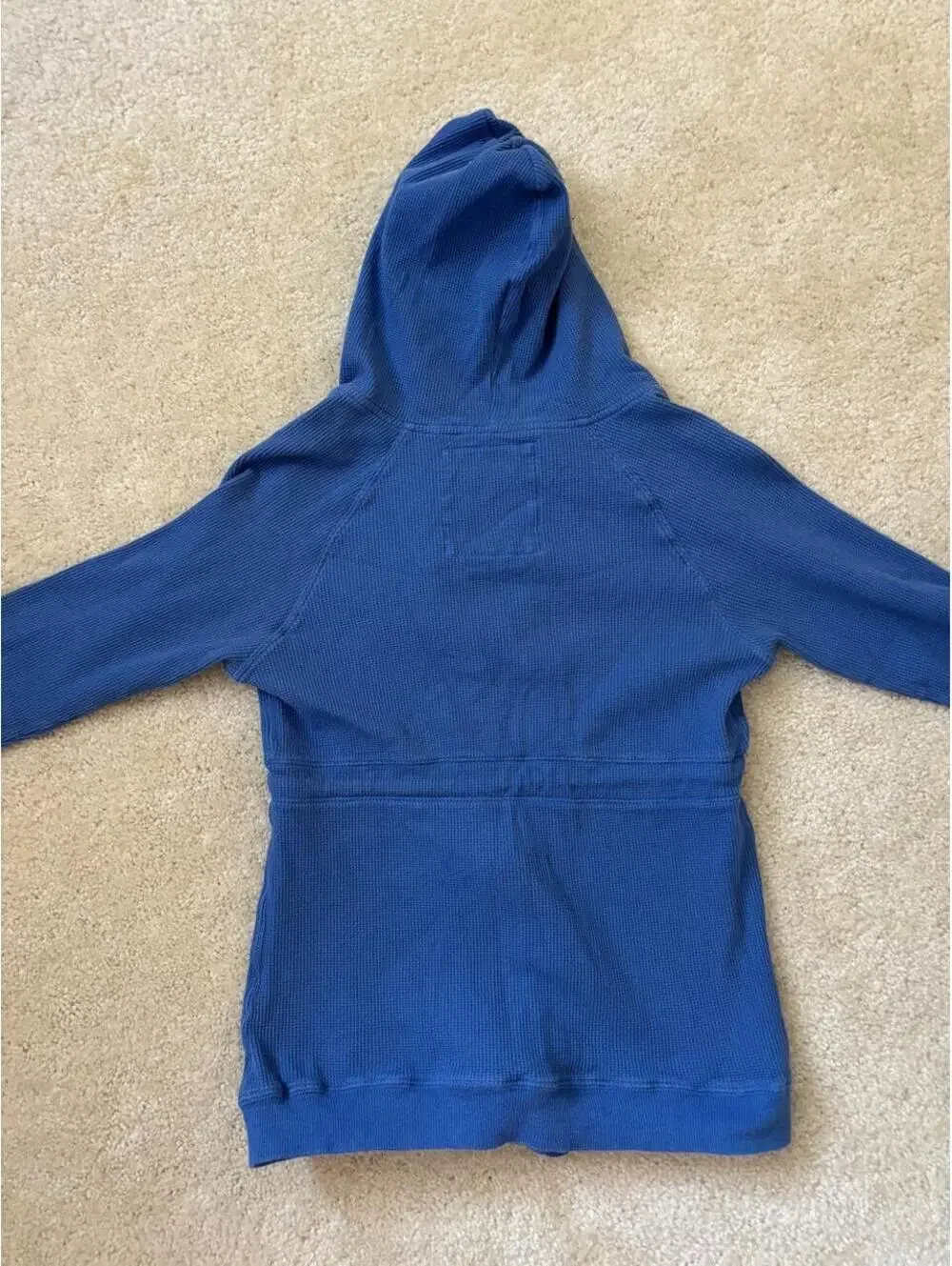 Babydoll waffle zip up